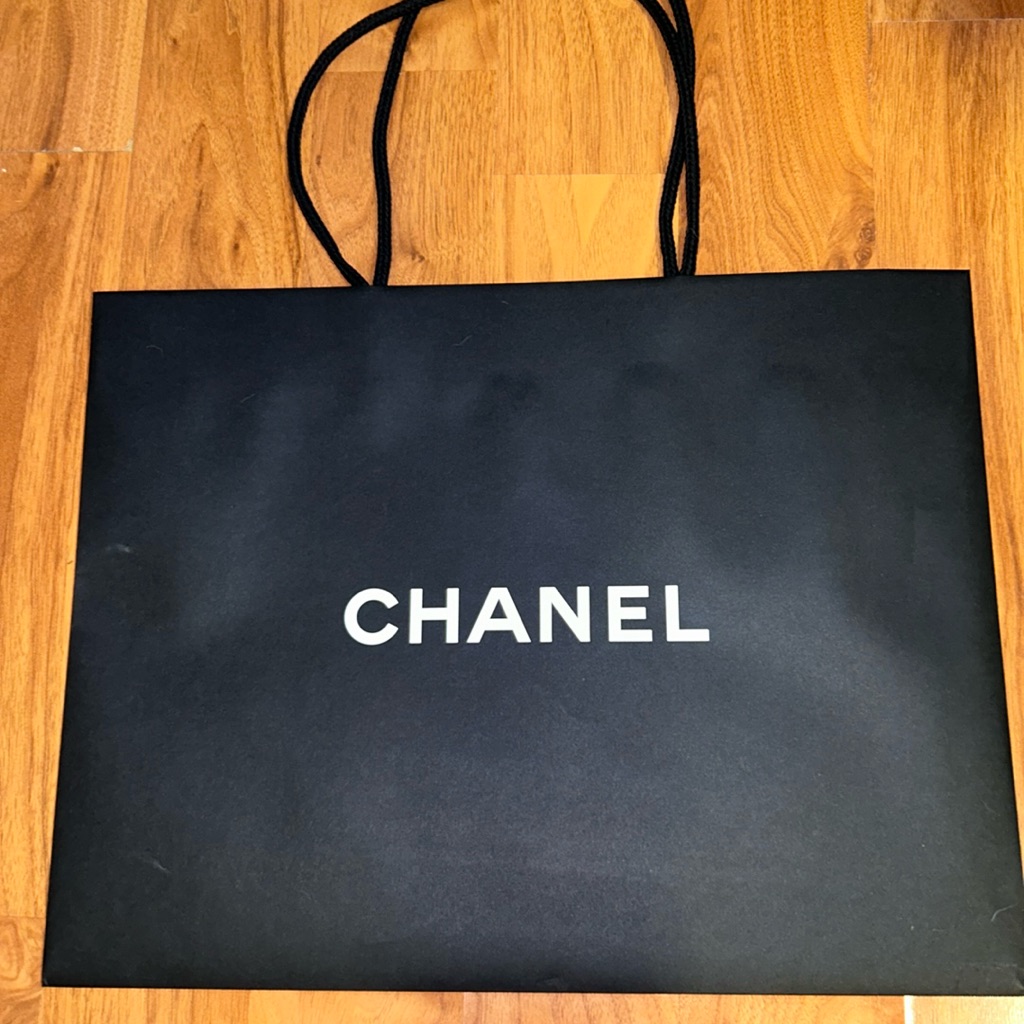 Authentic Chanel Paper Shopping Bag